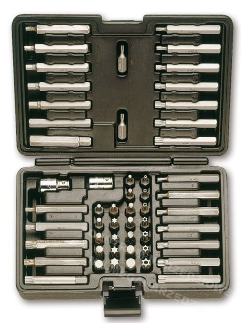 BETA KOŃCÓWKI WKRĘTAKOWE Z CHWYTEM 10 MM I Z 2 AKCESORIAMI W PUDEŁKU - ZESTAW 52 elementy BETA KOŃCÓWKI WKRĘTAKOWE Z CHWYTEM 10 MM I Z 2 AKCESORIAMI W PUDEŁKU - ZESTAW 52 elementy