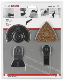 BOSCH 4-CZĘŚCIOWY ZESTAW DO PŁYTEK ACZ 85 RT (1X); AVZ 78 RT (1X); ATZ 52 SC (1X); AIZ 20 AB (1X) BOSCH