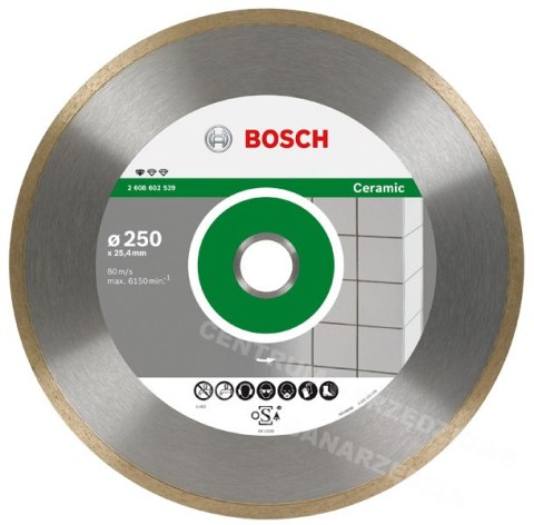 BOSCH TARCZA DIAMENTOWA 250x25,4 PEŁ CERAMIC BOSCH BOSCH TARCZA DIAMENTOWA 250x25,4 PEŁ CERAMIC BOSCH