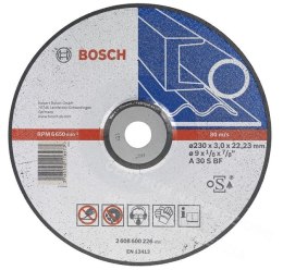 BOSCH TARCZA DO METALU WYGIĘTA 230*3,0*22 BOSCH
