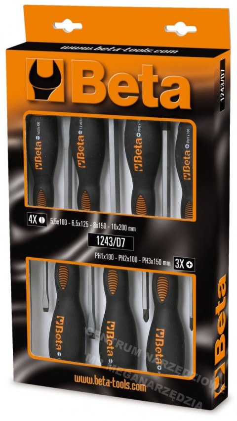BETA WKRĘTAKI KOMPLET 7szt. /1243/D7 BETA WKRĘTAKI KOMPLET 7szt. /1243/D7