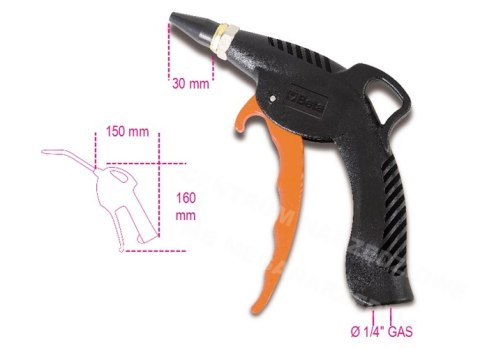 BETA PISTOLET DO PRZEDMUCHIWANIA Z GUMOWĄ DYSZĄ 1949BC BETA PISTOLET DO PRZEDMUCHIWANIA Z GUMOWĄ DYSZĄ 1949BC