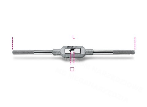 BETA POKRĘTŁA NASTAWNE DO GWINTOWNIKÓW 430 i 433 260mm 3÷7 M4÷M12 BETA POKRĘTŁA NASTAWNE DO GWINTOWNIKÓW 430 i 433 260mm 3÷7 M4÷M12