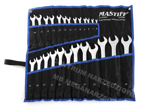MF01275 KLUCZE PŁ-OCZ. 25pcs MASTIFF PŁACHTA MF01275 KLUCZE PŁ-OCZ. 25pcs MASTIFF PŁACHTA