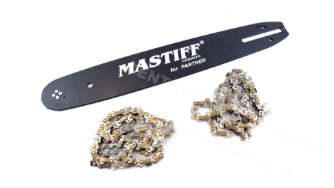 MAKITA PARTNER chainsaw guide 40cm 3/8 1.3 +2 chains MAKITA PARTNER chainsaw guide 40cm 3/8 1.3 +2 chains