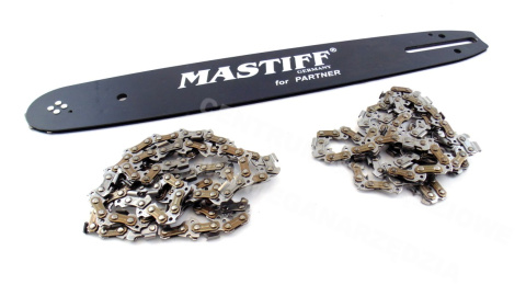 MAKITA PARTNER chainsaw guide 40cm 3/8 1.3 +2 chains MAKITA PARTNER chainsaw guide 40cm 3/8 1.3 +2 chains