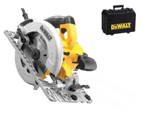 DEWALT PILARKA TARCZOWA 1600W 190 / 61 mm DO STOSOWANIA Z SZYNAMI DWE576K + WALIZKA DEWALT PILARKA TARCZOWA 1600W 190 / 61 mm DO STOSOWANIA Z SZYNAMI DWE576K + WALIZKA