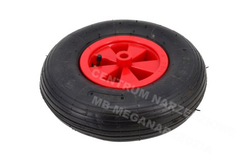 AWTOOLS KOŁO DO TACZKI OGRODOWEJ PNEUMATYCZNE 300mm PLASTIKOWA FELGA OPONA 2-PŁÓCIENNA CZERWONE AWTOOLS KOŁO DO TACZKI OGRODOWEJ PNEUMATYCZNE 300mm PLASTIKOWA FELGA OPONA 2-PŁÓCIENNA CZERWONE
