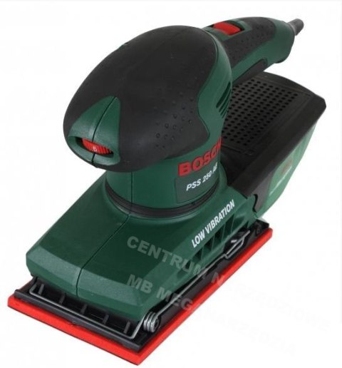 BOSCH SZLIFIERKA OSCYLACYJNA 200W 92x182 mm PSS 250 AE WALIZKA BOSCH BOSCH SZLIFIERKA OSCYLACYJNA 200W 92x182 mm PSS 250 AE WALIZKA BOSCH
