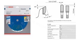 BOSCH PIŁA TARCZOWA EXPERT 192 x 20mm 38-ZĘBÓW STAL SZLACHETNA, INOX BOSCH