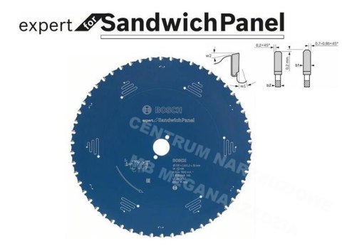BOSCH PIŁA TARCZOWA EXPERT FOR SANDWICH PANEL 210 x 30mm, 36 ZĘBÓW BOSCH