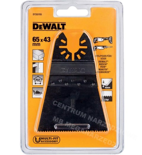 DEWALT BRZESZCZOT DO DREWNA 66x43mm SZYBKIE CIĘCIE, DO NARZĘDZIA WIELOFUNKCYJNEGO DEWALT DEWALT BRZESZCZOT DO DREWNA 66x43mm SZYBKIE CIĘCIE, DO NARZĘDZIA WIELOFUNKCYJNEGO DEWALT