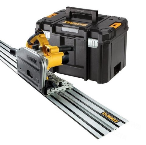 DEWALT PILARKA TARCZOWA - ZAGŁĘBIARKA 1300W 165mm DWS520KTR + SZYNA 1,5m TSTAK DEWALT