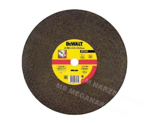 DEWALT TARCZA DO METALU 355 x 3,0 x 25,4mm DEWALT