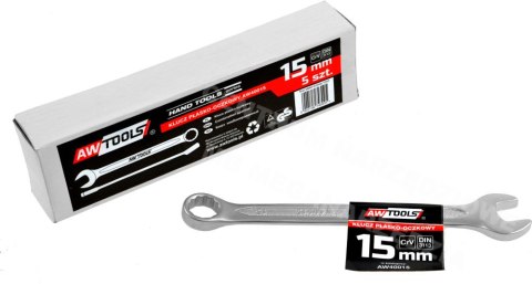 AWTOOLS Klucz płasko-oczkowy CrV DIN3113 rozmiar: 16 (mm) AWTOOLS Klucz płasko-oczkowy CrV DIN3113 rozmiar: 16 (mm)