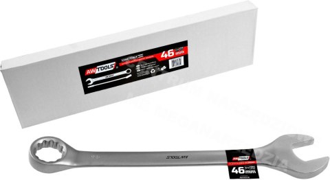 AWTOOLS Klucz płasko-oczkowy CrV DIN3113 rozmiar: 46 (mm) AWTOOLS Klucz płasko-oczkowy CrV DIN3113 rozmiar: 46 (mm)