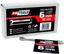 AWTOOLS Combination wrench CrV DIN3113 size: 6 (mm)