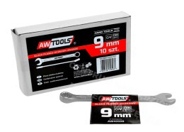 AWTOOLS Combination wrench CrV DIN3113 size: 9 (mm)