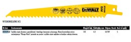 DEWALT BRZESZCZOT DO PIŁY SZABLASTEJ 152x4,2mm S611VF DREWNO Z GWOŹDZIAMI, PCV /5szt. DEWALT