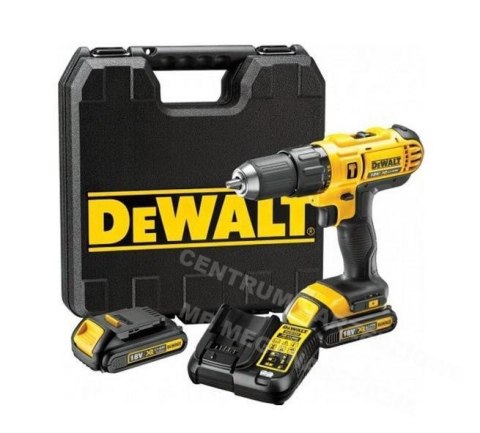 DEWALT Wiertarko-wkrętarka udarowa 18V 42/24Nm 2x1,3Ah LI-ION DCD776C2