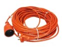 AWTOOLS PRZEDŁUŻACZ OGRODOWY JEDNOGNIAZDOWY 20m BEZ UZIEMIENIA / 2x1,0mm / 10A
/ 230V / 2500W 