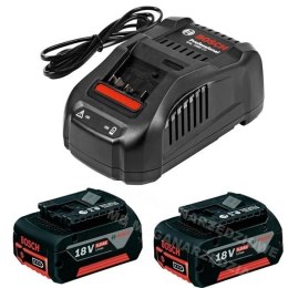 BOSCH Akumulator 18V 2x5,0Ah LI-ION + ładowarka GAL1880CV