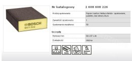 BOSCH GĄBKA DROBNA 68x97x27mm S471 FINE BOSCH