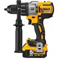 DEWALT Wiertarko-wkrętarka udarowa 18V 95/66Nm 3-biegi 2 x 5,0Ah walizka TSTAK DCD996P2