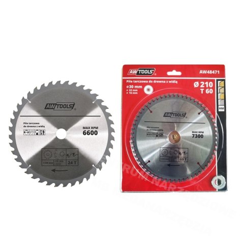 AWTOOLS PIŁA TARCZOWA WIDIOWA 300x30/22/16x30z AWTOOLS PIŁA TARCZOWA WIDIOWA 300x30/22/16x30z
