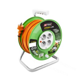 AWTOOLS Przedłużacz bębnowy Garden Line 20m 3x1mm 10A / 2300W