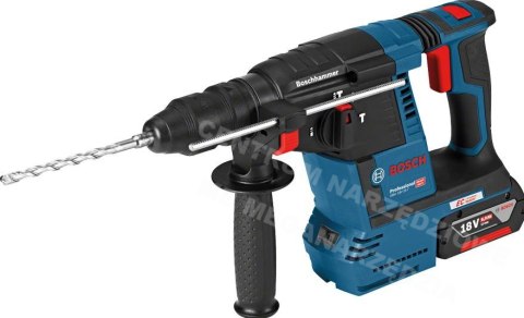 BOSCH MŁOT WIERCĄCO-KUJĄCY SDS-PLUS 18V 2,6J 2x6,0Ah LI-ION EC GBH 18V-26 F + UCHWYT BOSCH