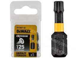 DEWALT KOŃCÓWKA UDAROWA T25x25 /5szt. EXTREME IMPACT TORSION 