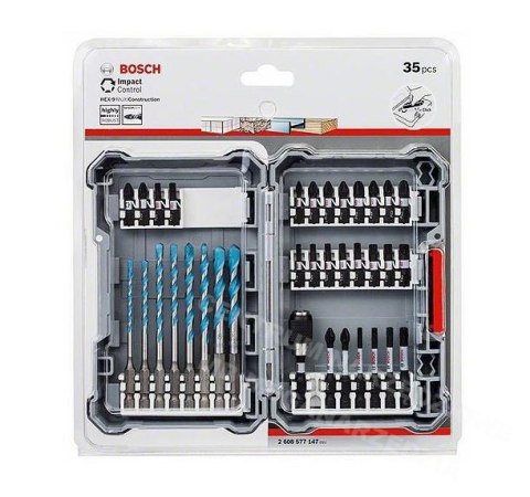 BOSCH ZESTAW WIERTŁA + KOŃCÓWKI 35elementów BOSCH ZESTAW WIERTŁA + KOŃCÓWKI 35elementów