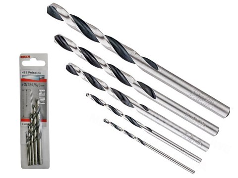 BOSCH WIERTŁO METAL HSS POINTTEQ 5cz. kpl. BOSCH BOSCH WIERTŁO METAL HSS POINTTEQ 5cz. kpl. BOSCH