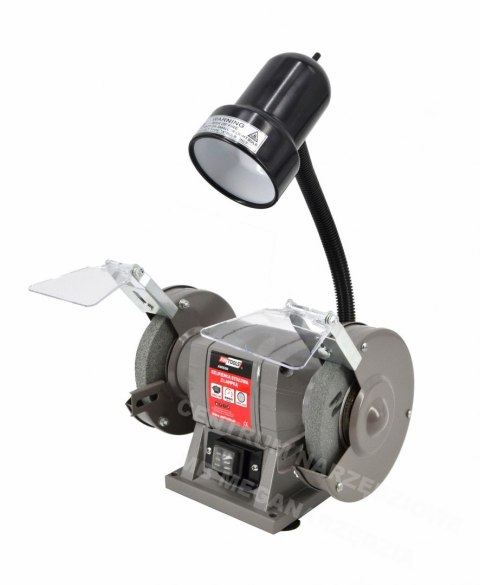 AWTOOLS Szlifierka stołowa 150mm / 300W z lampką AWTOOLS Szlifierka stołowa 150mm / 300W z lampką
