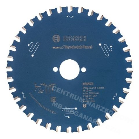 BOSCH PIŁA EXPERT SH H 190x30x36 BOSCH BOSCH PIŁA EXPERT SH H 190x30x36 BOSCH
