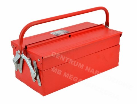 AWTOOLS Skrzynka narzędziowa metalowa 3cz. 430x220x160mm AWTOOLS Skrzynka narzędziowa metalowa 3cz. 430x220x160mm