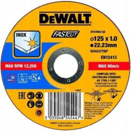 DEWALT TARCZA METAL 125x1,0mm DEWALT