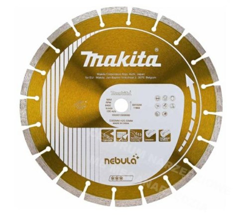 MAKITA TARCZA DIAMENTOWA 300mm SEGMENTOWA NEBULA MAKITA