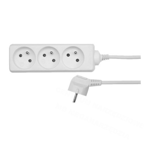 AWTOOLS Household Extension Cord White 5 - 3.0m Sockets with Earthing AWTOOLS Household Extension Cord White 5 - 3.0m Sockets with Earthing