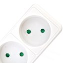 AWTOOLS Household Extension Cord White Unearthed 5 - Outlets 1.5m