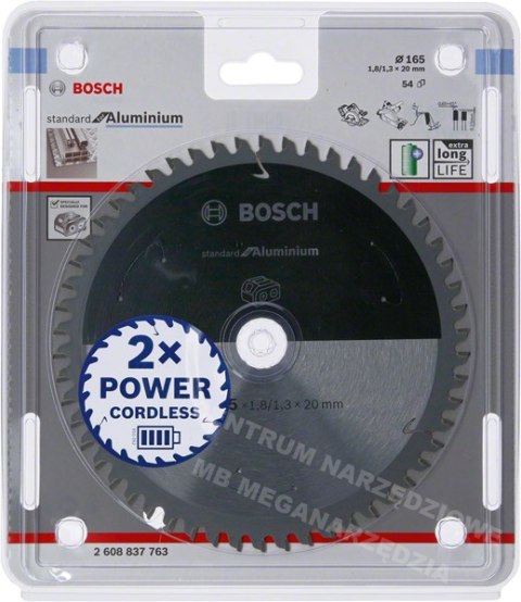 BOSCH PIŁA STANDARD.ALU 165x20x54z ACCU BOSCH BOSCH PIŁA STANDARD.ALU 165x20x54z ACCU BOSCH