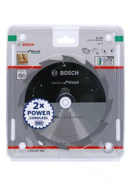 BOSCH PIŁA STANDARD WOOD ACCU 165x20x12z BOSCH