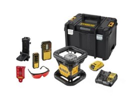 DEWALT LASER OBROTOWY 18V 1x2,0Ah PION I POZIOM 60m WIĄZKA CZERWONA DCE079D1R DEWALT