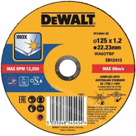 DEWALT TARCZA METAL 125x1,2mm DEWALT