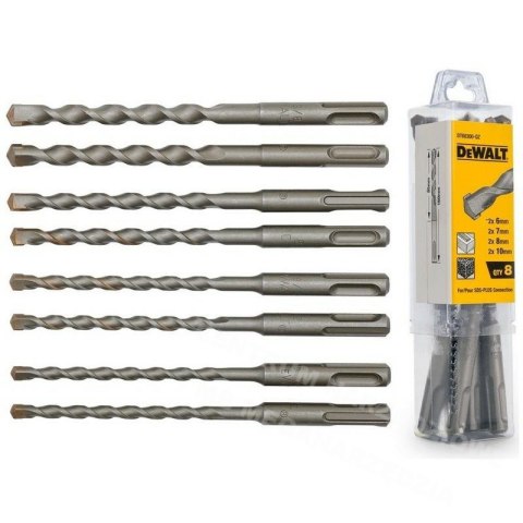 DEWALT SDS drill bit set 8pcs. DEWALT SDS drill bit set 8pcs.