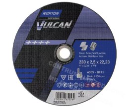 NORTON TARCZA VULCAN DO METALU 230 x 2.5 x 22.2mm-T41 A30S NORTON