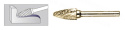 FREZ HSS DO METALU STOŻK-OWALNY 10x25mm F1025