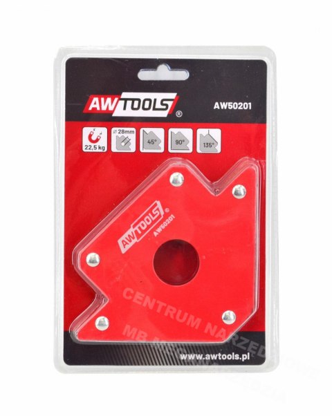 AWTOOLS KĄTOWNIK SPAWALNICZY MAGNETYCZNY 22,5KG.102x155x17 AWTOOLS KĄTOWNIK SPAWALNICZY MAGNETYCZNY 22,5KG.102x155x17