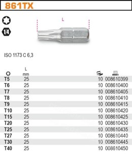 BETA  KOŃCÓWKA TORX T10 